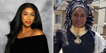 Regina Askia celebrates her daughter