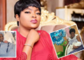 Funke Akindele, Insets:  baby, Ronke Odunsanya and her, Toyin Abraham and herbaby