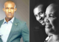 Gideon Okeke and his mother