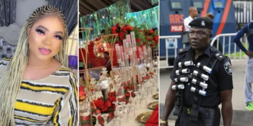 Bobrisky, Birthday venue, Nigerian police office