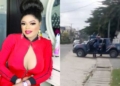 Bobrisky, Police officers on duty