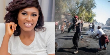 Actress Ufuoma McDermott, Xenophobic scene