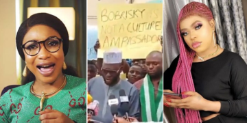 Tonto Dikeh, Anti Bobrisky protesters, Bobrisky