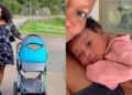 Actress Ruth Kadiri and baby, Reign