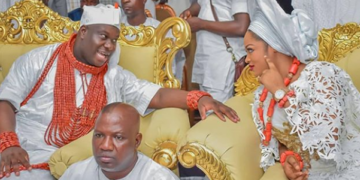 Ooni of Ife and his wife, Olori Prophetess Naomi Ogunwusi