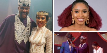 BBNaija S4; winner Mercy, and host; Ebuka