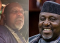 Rochas Okorocha and grandson