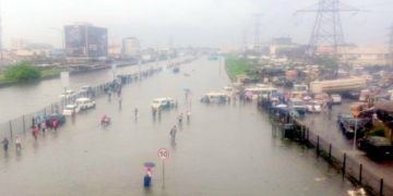 Low Line Area flooded in Lagos [Filed photo]