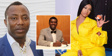 Sowore, Tacha, Inset: Omokri