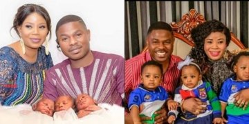 Yinka Ayefele and his lovely family