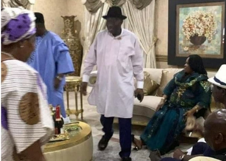 Photos Jonathan Wife Celebrate Lyon S Victory With Apc Leaders