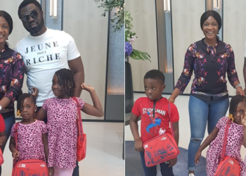 Mercy Johnson and family