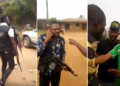 Scene of drama between IRT Police and Benin residence