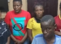 Photo: 15-year-old boy and other four suspects arrested by the police