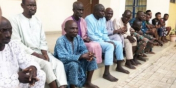 Cross section of suspects paraded by Kwara State Commissioner of Police