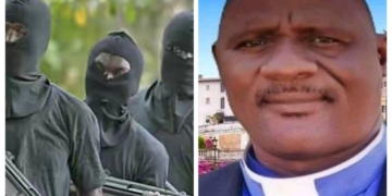 L-R (Gunmen) Image for depiction, Rev Denis Bagauri