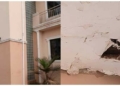 Lawrence Okah's Residence; Bomb shattered a part of the building