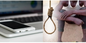 L-R  iphone and a Laptop; Man sentenced to Death By Hanging (Image To Illustrate Story)