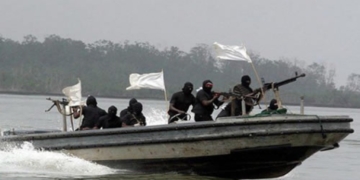 Unknown gunmen on boat