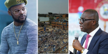 Falz, Scene of accident, Sanwo-olu