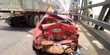 Tragedy as five vehicles crash at River Niger bridge