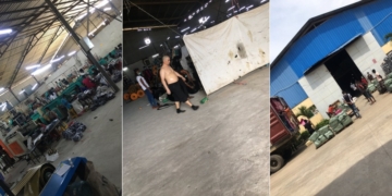 Lady exposes Chinese owned companies in Ogun State that have refused to comply to the Covid-19 lock down