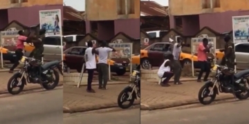 Coronavirus: Video shows moments a man slapped a soldier for punishing him