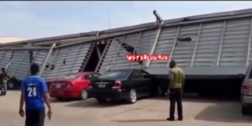 Many customers feared trapped as a portion of Spar Mall crashes in Calabar