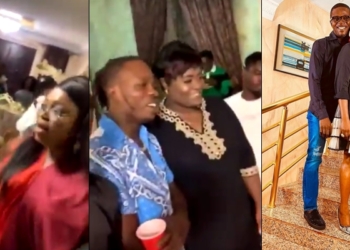 Nigerians Call For Funke Akindele And Hubby’s Arrest For "crowded" houseparty on his 43rd birthday yesterday April 4.  They React