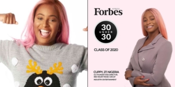 DJ Cuppy tops Forbes’ 30 under 30 list for 2020