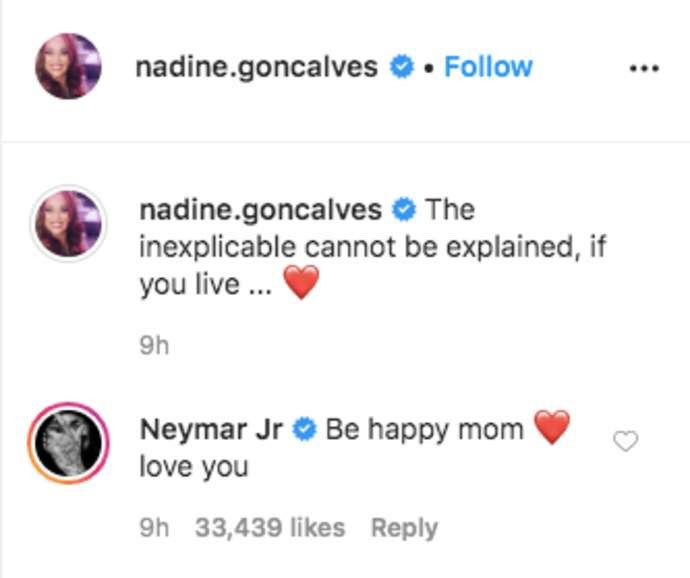 Neymar's mother dating 22-year old model after splitting from husband