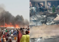 14 Dead, many Injured, 1250 houses destroyed as fire guts IDPs Camp in Borno state