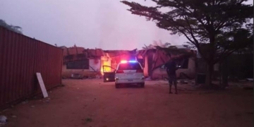 BREAKING: Fire guts INEC office in Abuja