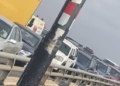 Heavy traffic on Third Mainland Bridge despite lockdown in Lagos