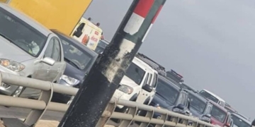 Heavy traffic on Third Mainland Bridge despite lockdown in Lagos