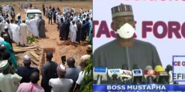 FG apologises for the violation of social distancing order at late Abba Kyari's funeral