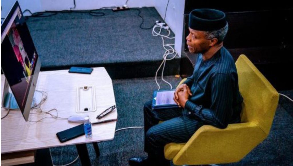 COVID-19: Osinbajo holds virtual conference with eight governors