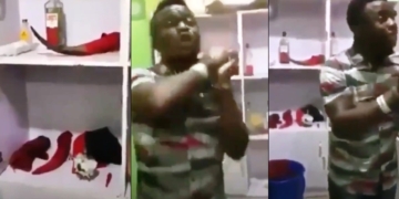 Video: Moment Pastor was arrested for possession of local charms