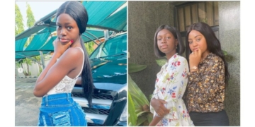 Regina Daniels and Younger sister