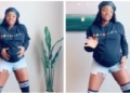 Simi flaunting Baby Bump