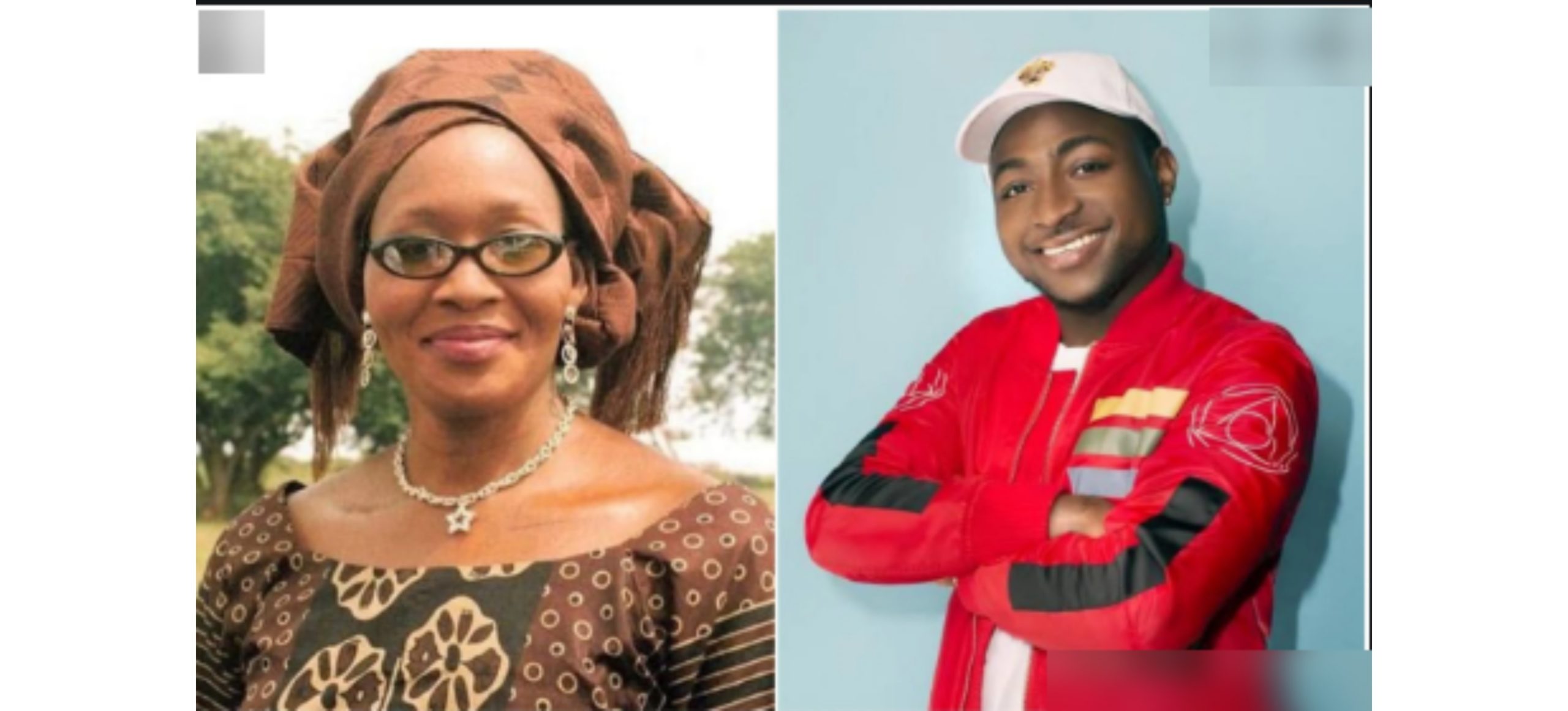 Davido and Kemi Olunloyi