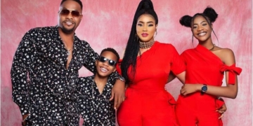 Nollywood actor, Ninalowo Bolanle shares adorable family photo with wife and kids