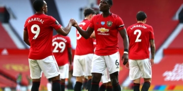 Anthony Martial scores hat-trick as Manchester United defeat Sheffield United