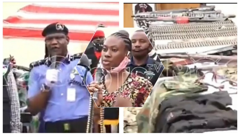 VIDEO: Police arrest three women for allegedly concealing 818 rounds of live ammunition in a bag of rice