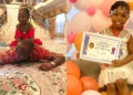 Davido's daughter, Imade receives an amazing gift from him as she graduates from Kindergarten