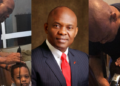 Billionaire, Tony Elumelu turns barber (Video, Photos)