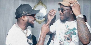 Davido congratulates Burna Boy for wining 2020 BET award