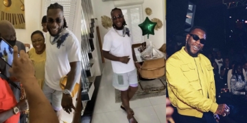 BurnaBoy's Mother Organised A Surprise Birthday For Him As He Clocked 29