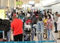 PHOTOS: 322 Nigerians evacuated from the US arrive Lagos