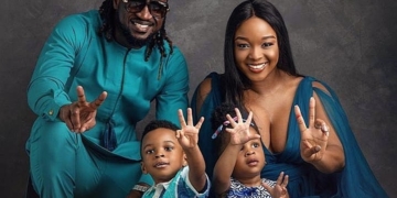 Paul Okoye and wife Anita celebrate their twins 3rd birthday with adorable new photos